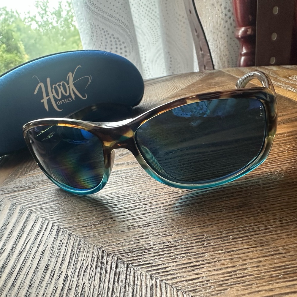 Men's Sunglasses - Blue and Brown